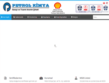 Tablet Screenshot of petrolkimya.com